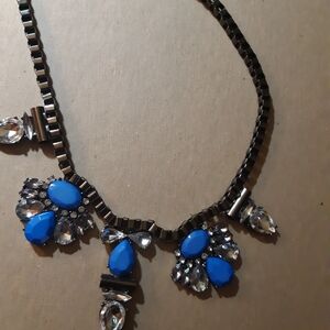 Vintage/estate Sale Elegant Blue and Silver Necklace